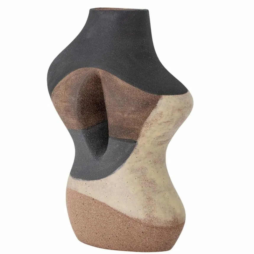 Bloomingville dekoratiivne vaas Vica H27 pruun