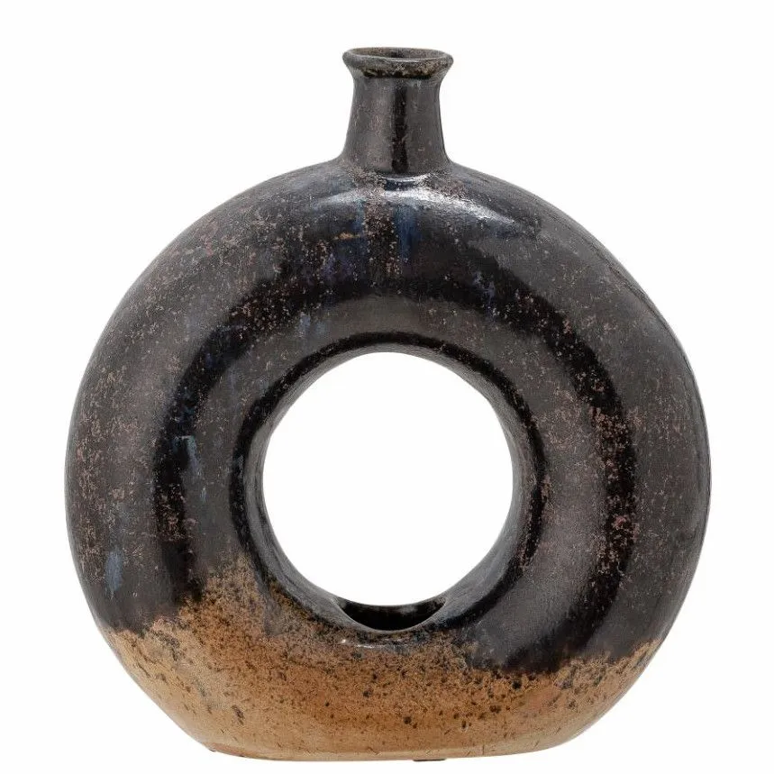 Bloomingville dekoratiivne vaas Baldvin H19.5 pruun