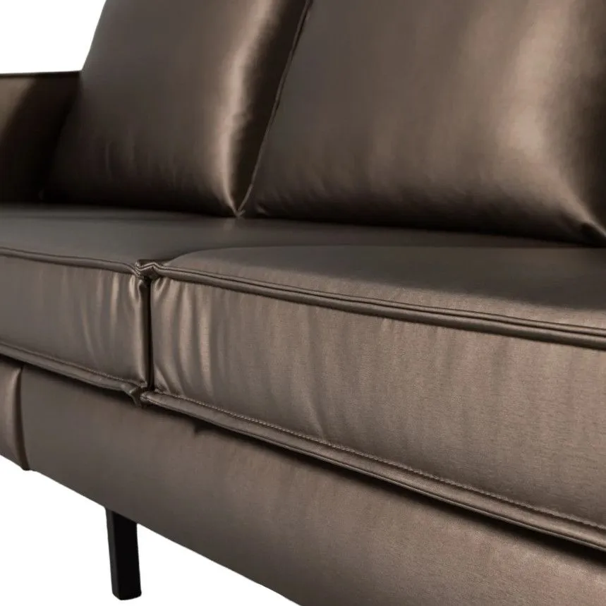 WOOOD Diivan Rodeo metallik vaskpruun