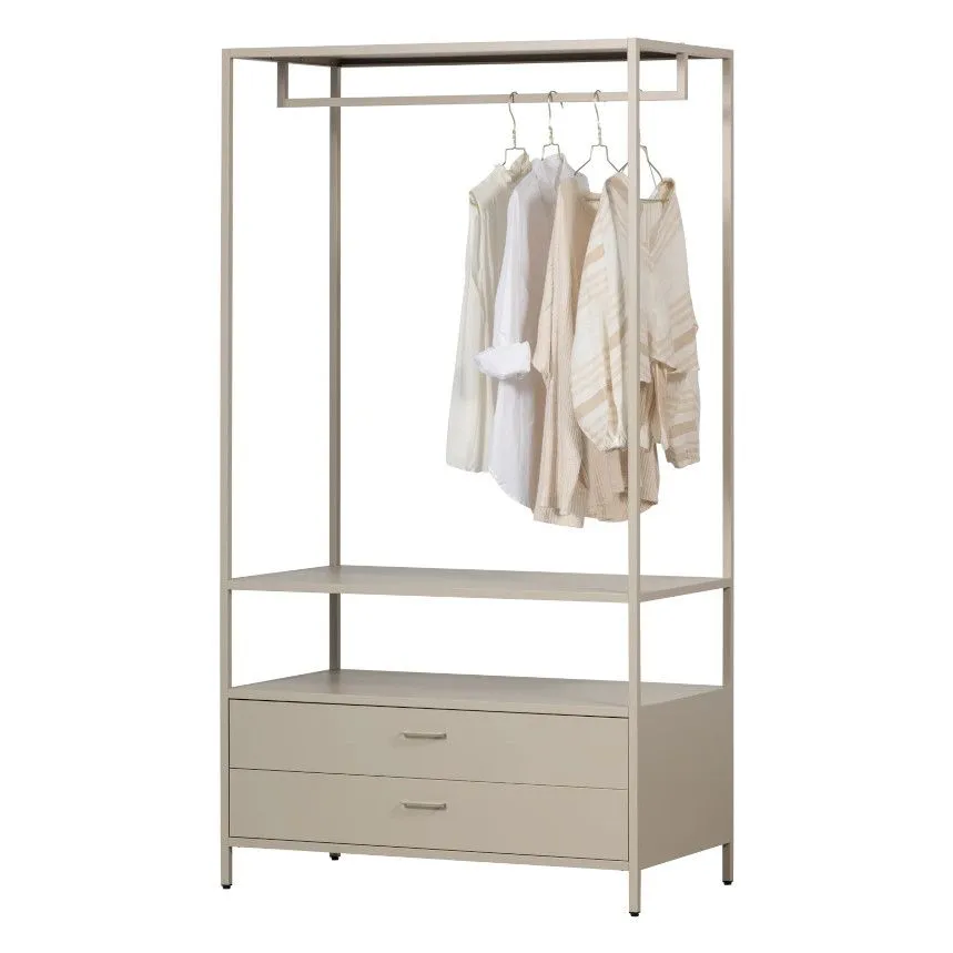 WOOOD avatud riidekapp Ferris 100 sand