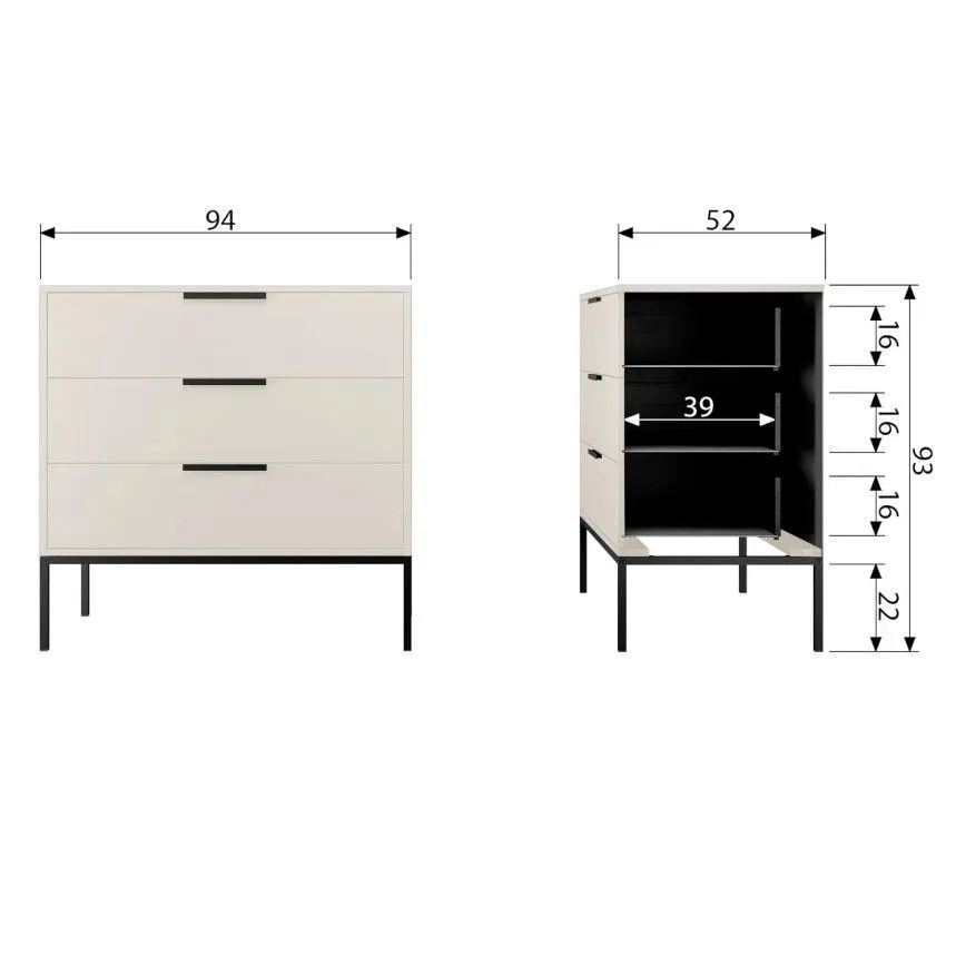 WOOOD kummut Adam 3s uduhall