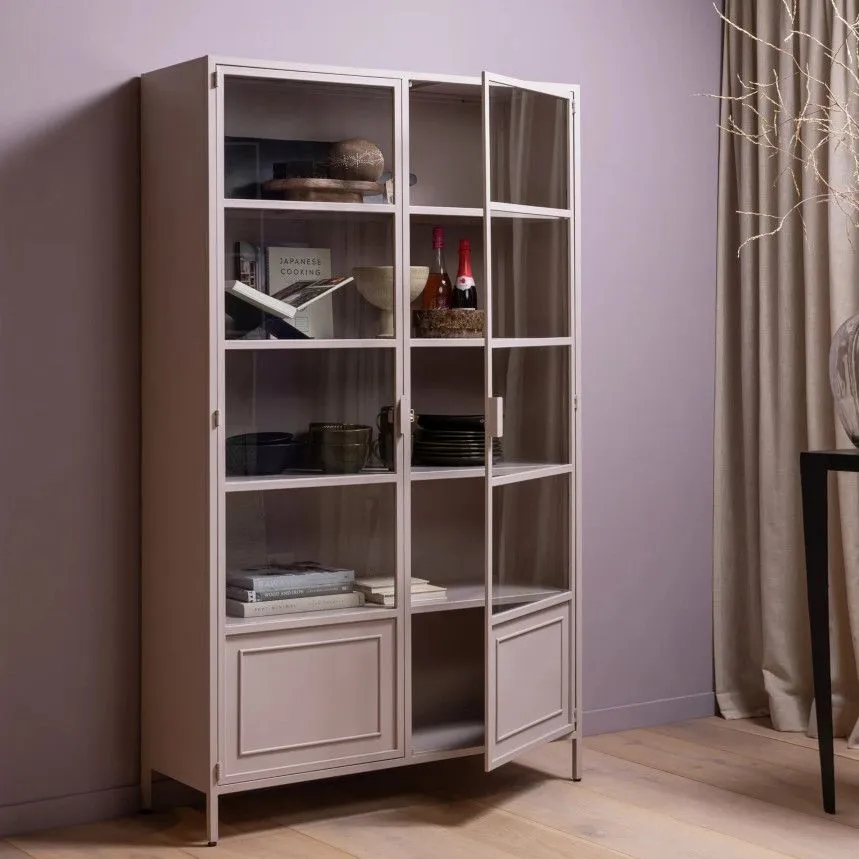 WOOOD vitriinkapp Ronja XL 2u vanaroosa