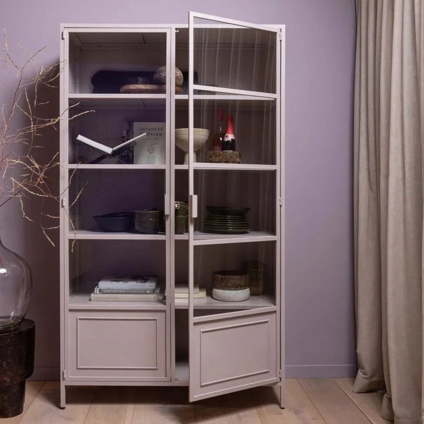 WOOOD vitriinkapp Ronja XL 2u vanaroosa