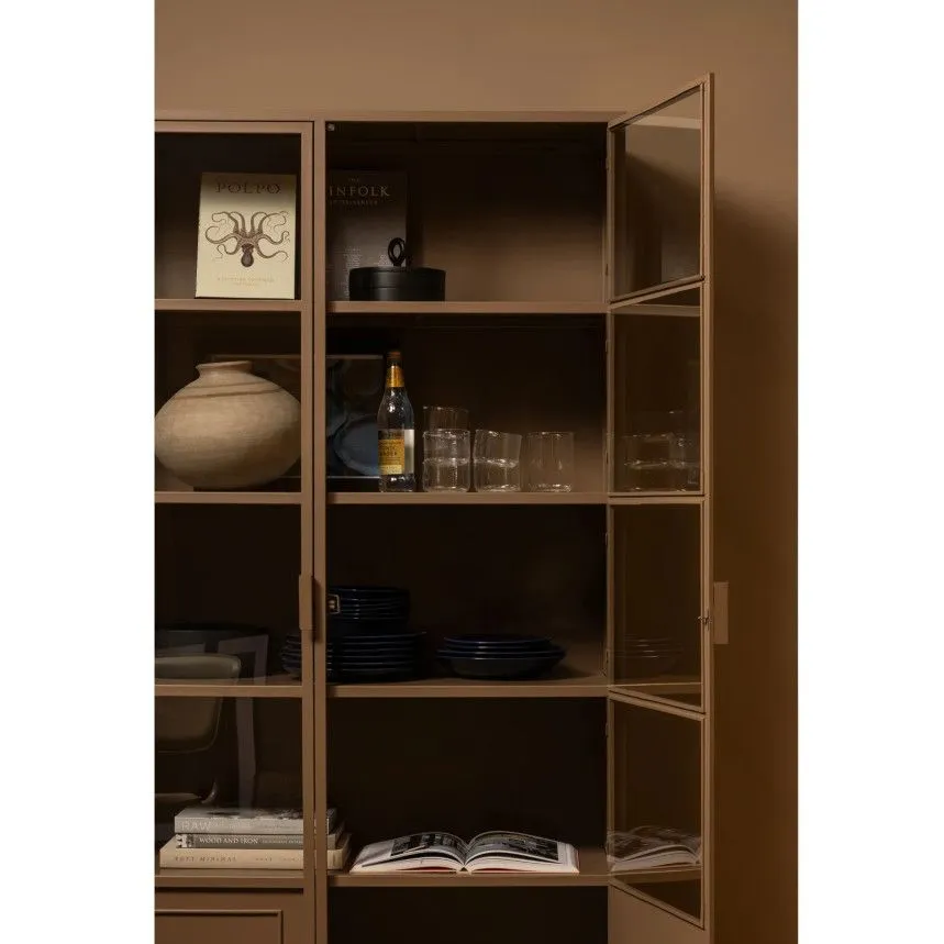 WOOOD vitriinkapp Ronja XL 2u pruun