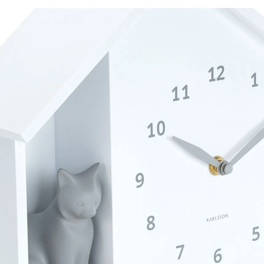 Seinakell Karlsson Sitting Cat valge