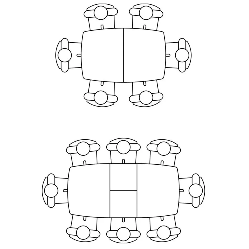 Pikendatav söögilaud Yense 80x125/165 pruun/must