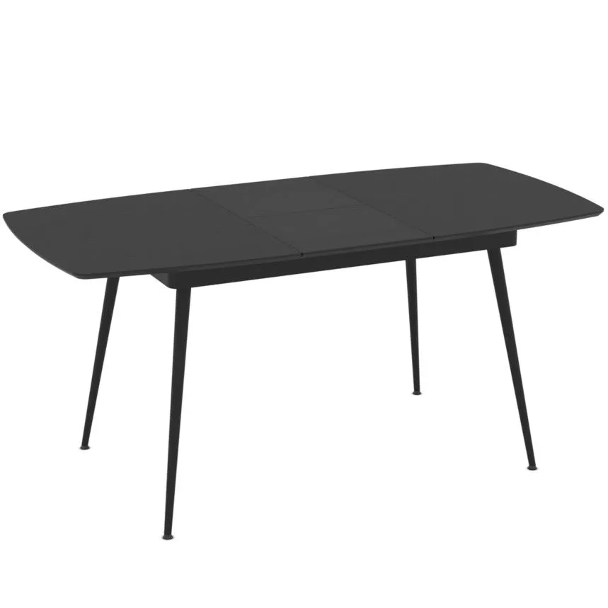 Pikendatav söögilaud Yense 80x125/165 must