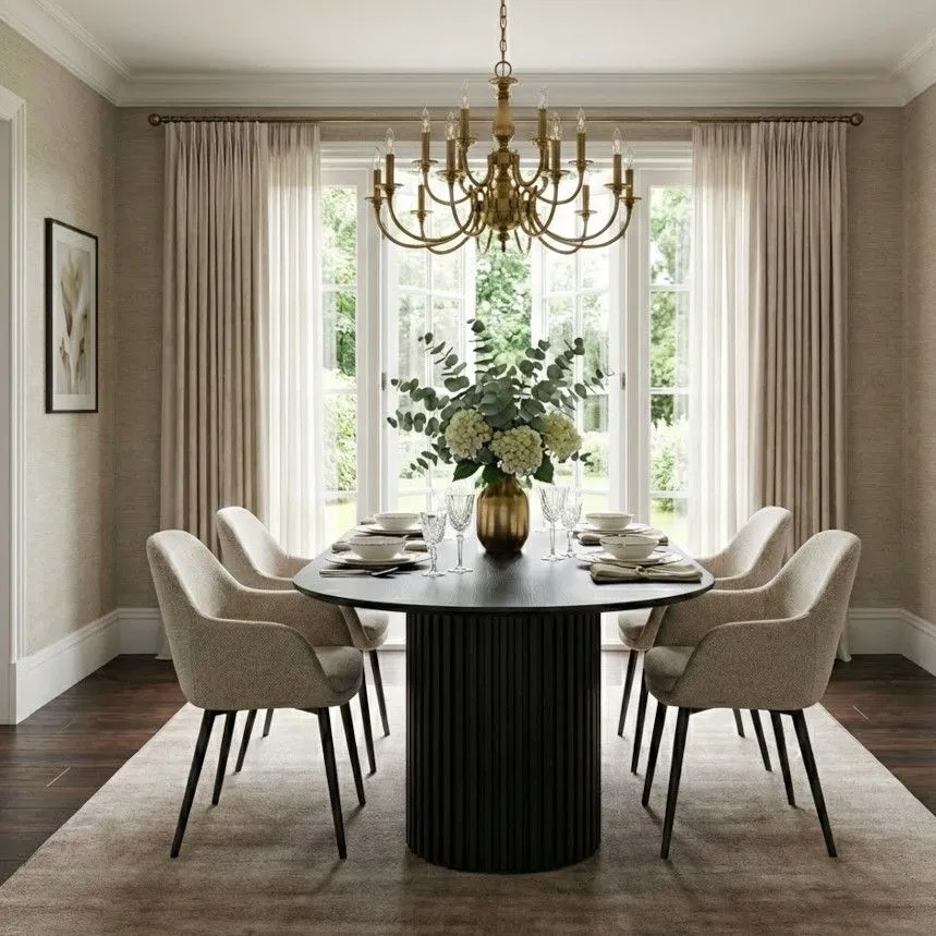 Söögilaud Oscar 100x200 must