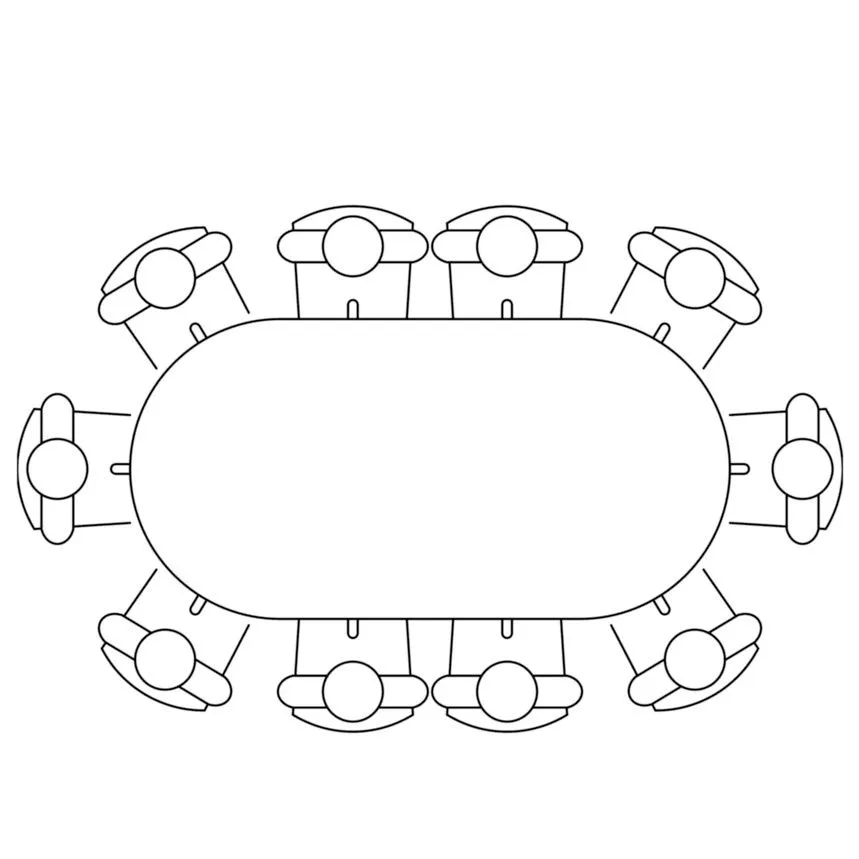 Söögilaud Oscar 100x200 must