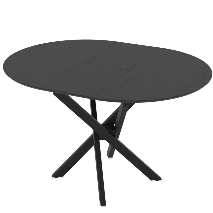 Pikendatav söögilaud Ruta 95x95/125 must