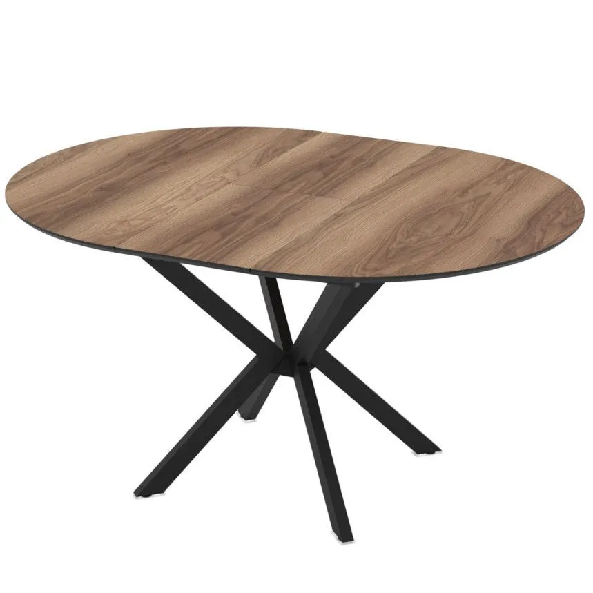 Pikendatav söögilaud Diano D110/144 pruun/must