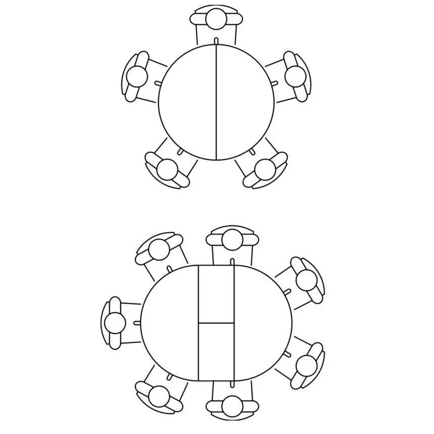 Pikendatav söögilaud Diano D110/144 pruun/must