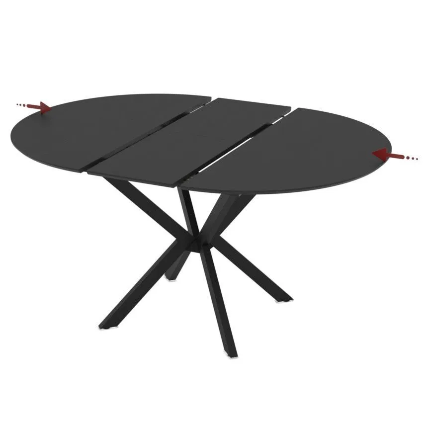 Pikendatav söögilaud Diano D110/144 must