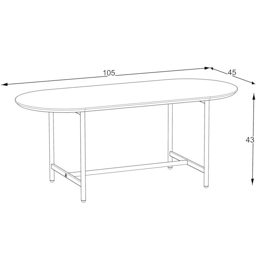 Diivanilaud Roy 105 taupe/must