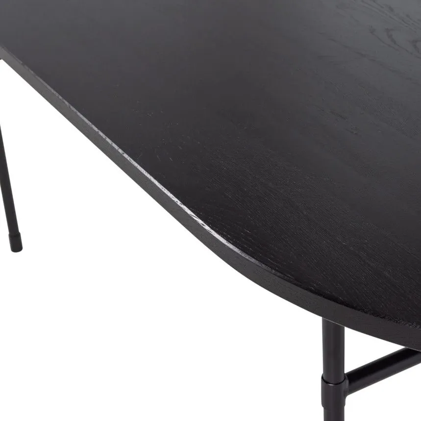 WOOOD söögilaud Arthur 90x220 must