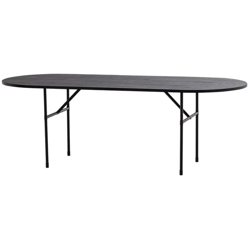 WOOOD söögilaud Arthur 90x220 must