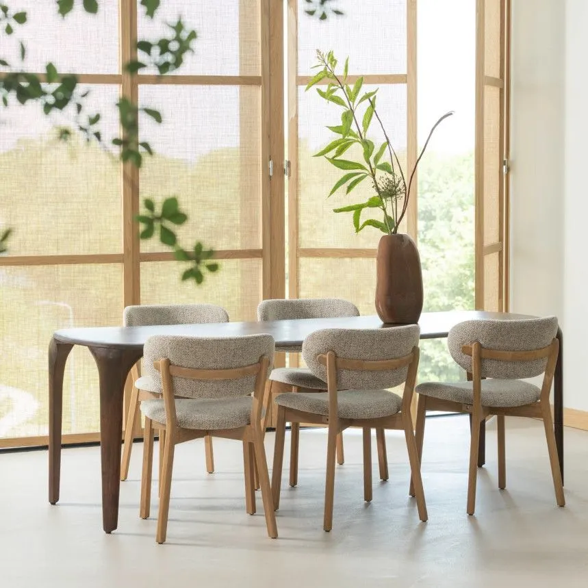 WOOOD söögilaud Fiore 95x230 pähkel