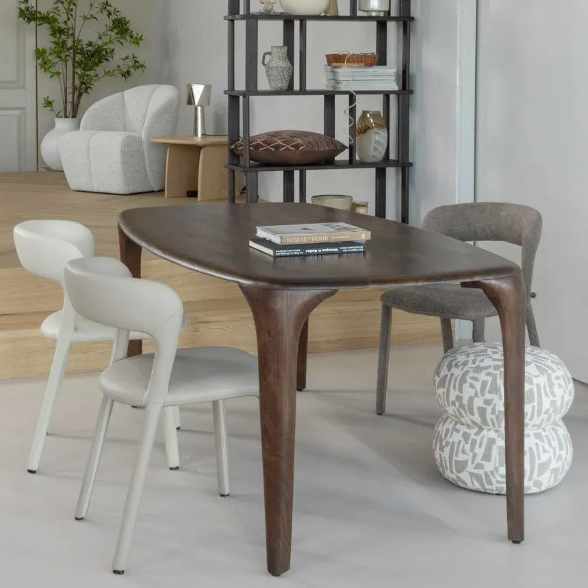 WOOOD söögilaud Fiore 95x190 pähkel