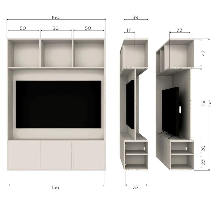 WOOOD tv-kapp Meggy uduhall