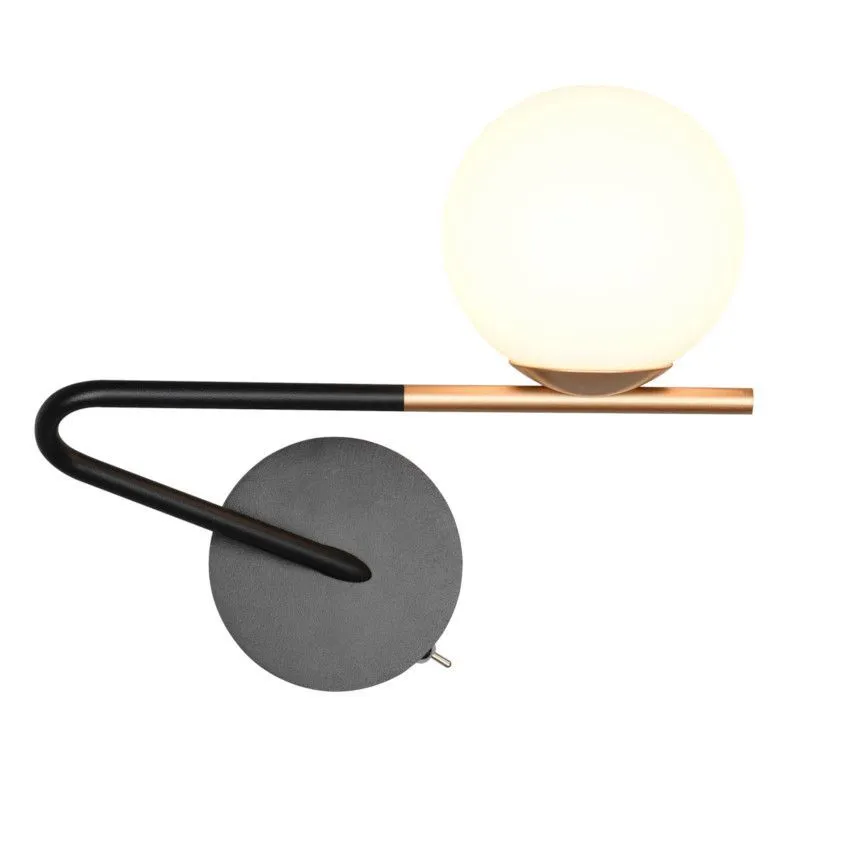 Select seinalamp Flaming must/kuldne