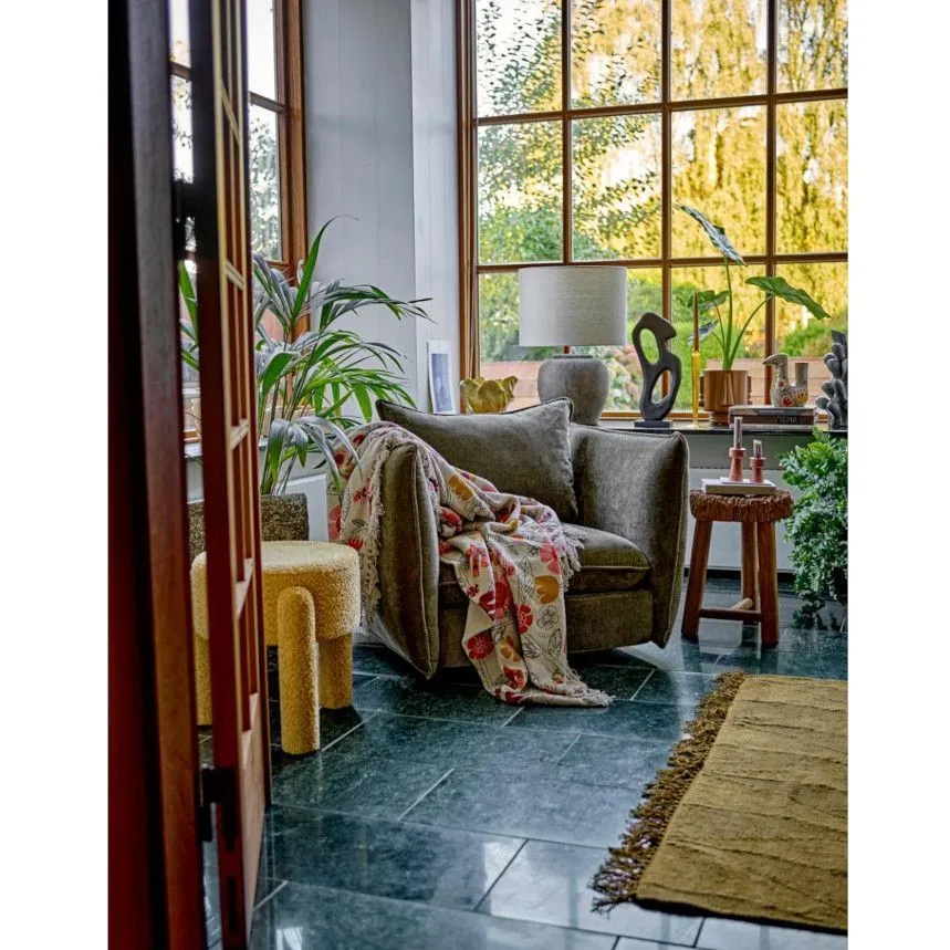 Bloomingville laualamp Isabelle H62 beež/hall