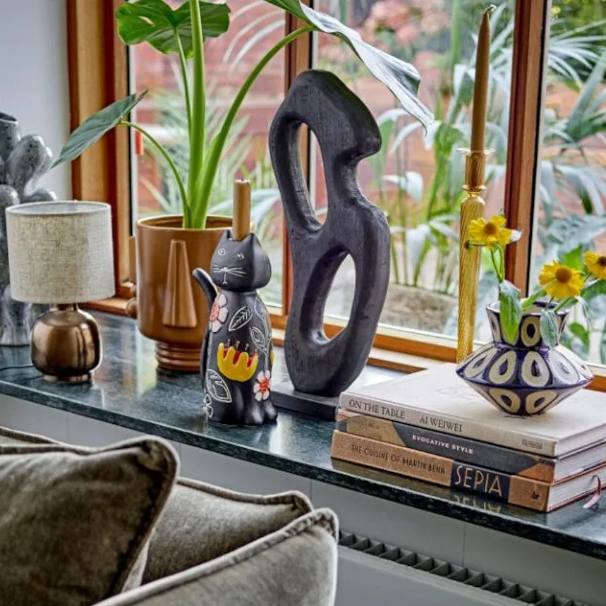 Bloomingville dekoratiivkuju Elya must