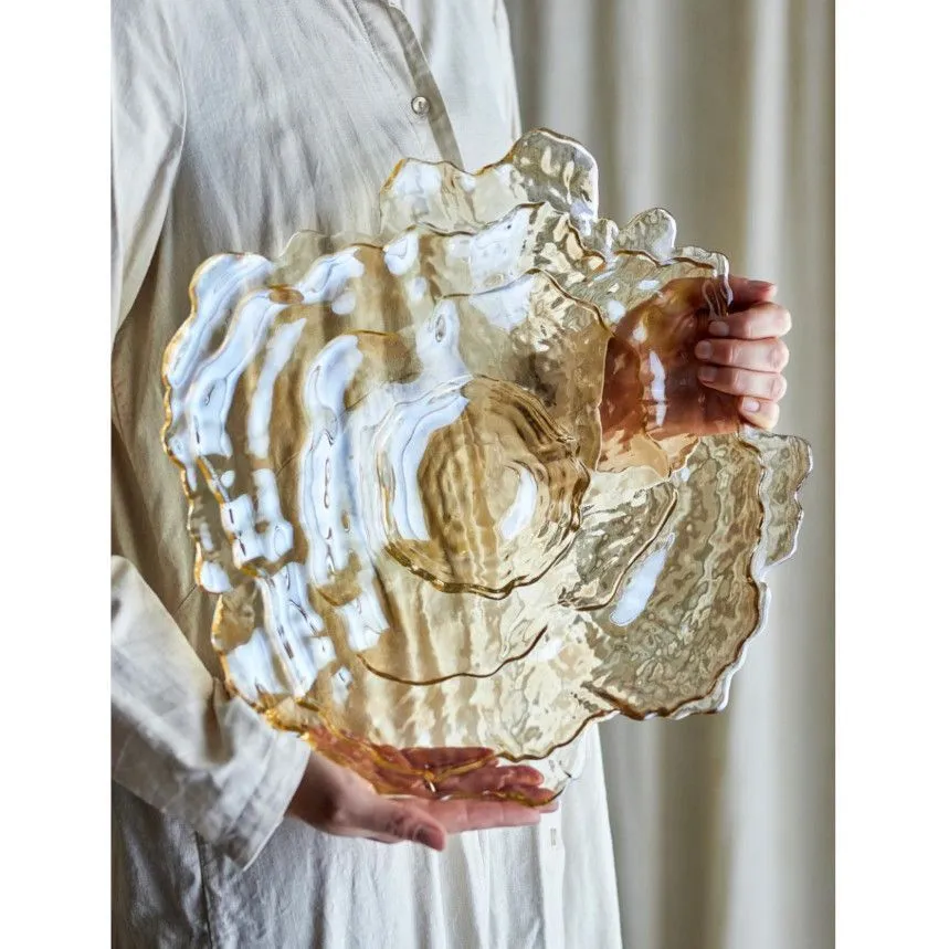 Bloomingville klaaskauss Asimi D38.5 helepruun