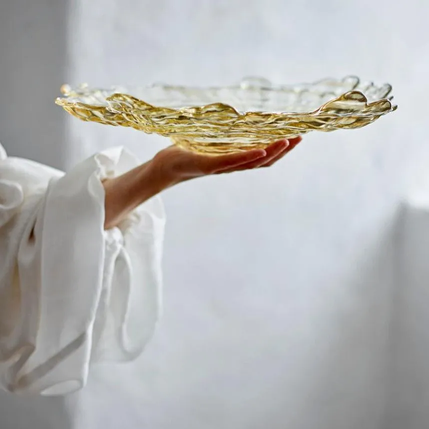 Bloomingville klaaskauss Asimi D38.5 helepruun