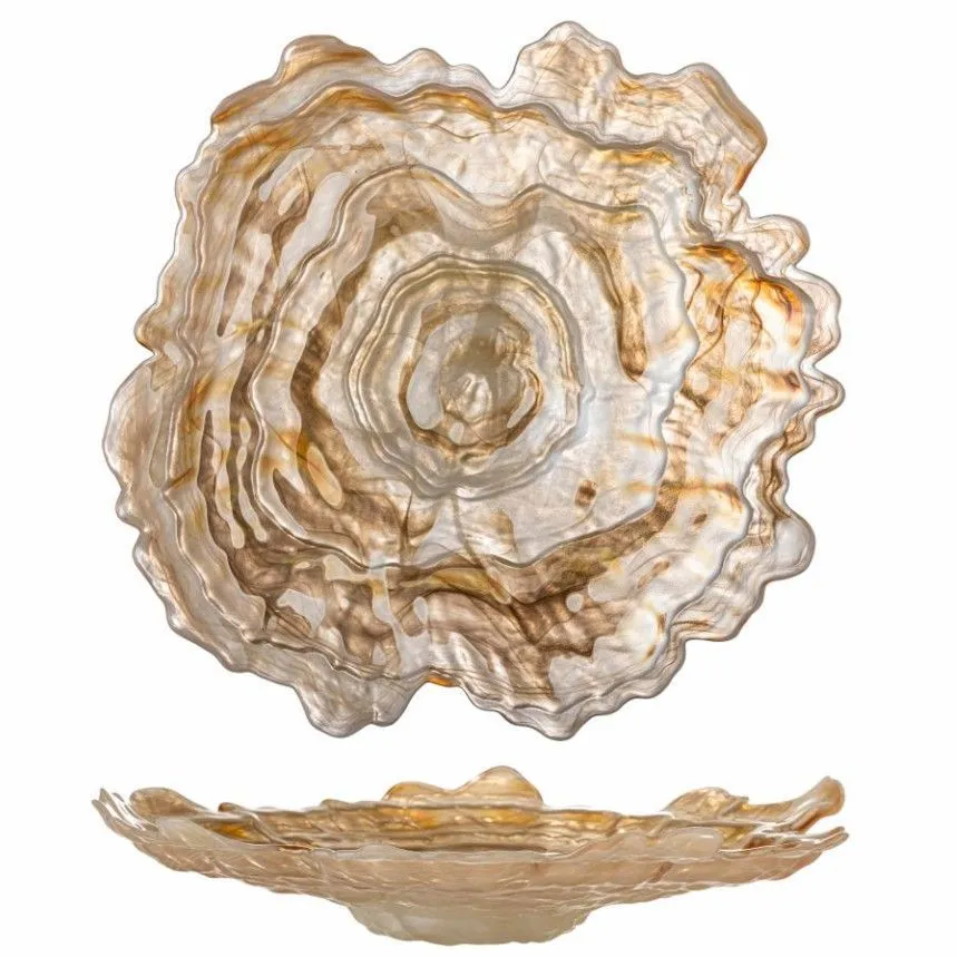 Bloomingville klaaskauss Asimi D38.5 helepruun