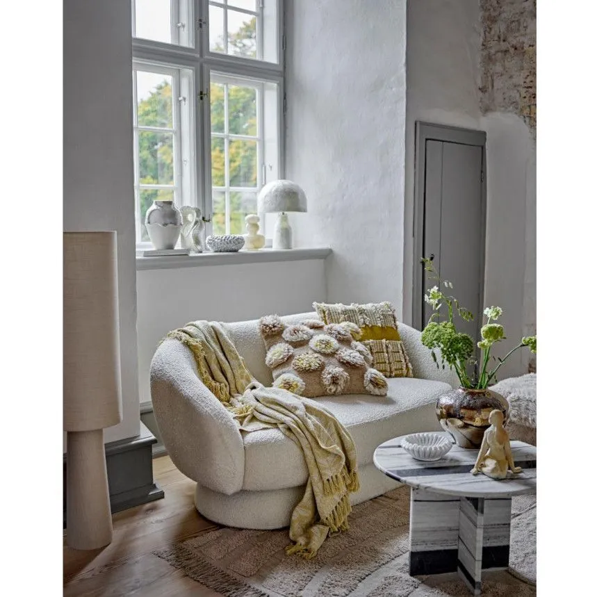 Bloomingville pleed Pratello 130x155 kollane