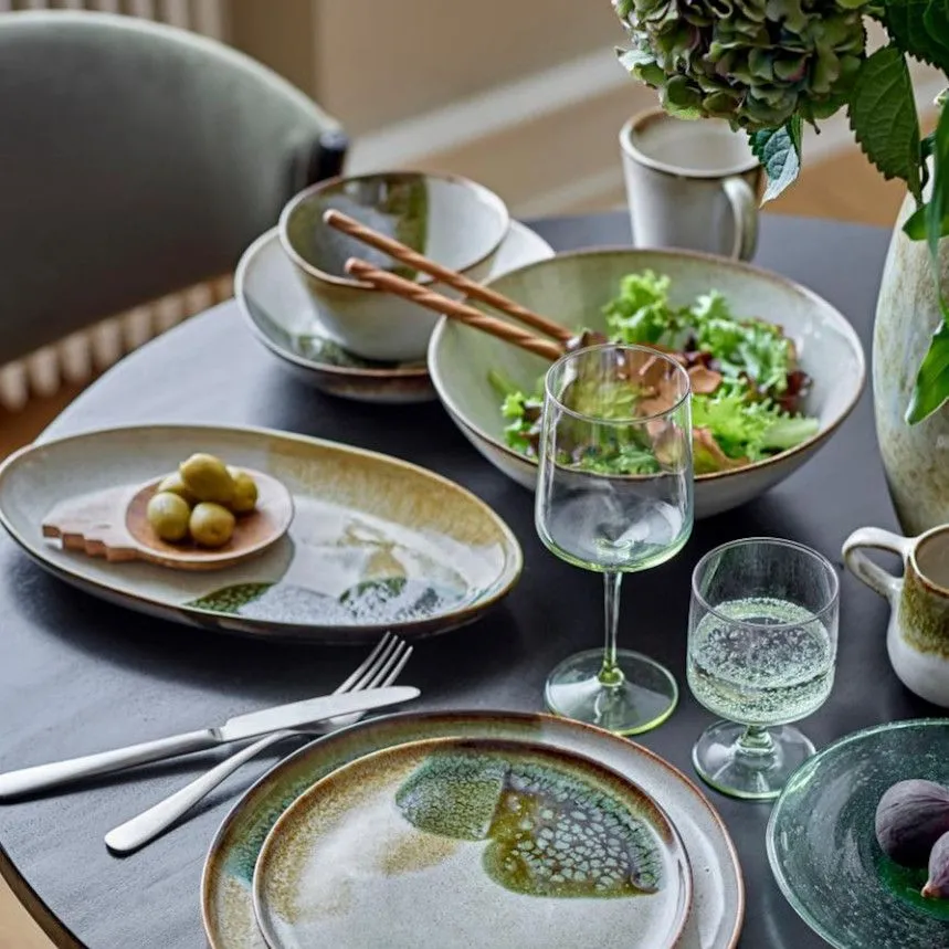 Bloomingville tass Jules 450 ml roheline/beež