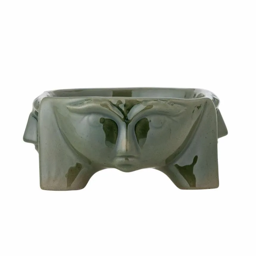 Bloomingville dekoratiivne kauss Amilia roheline