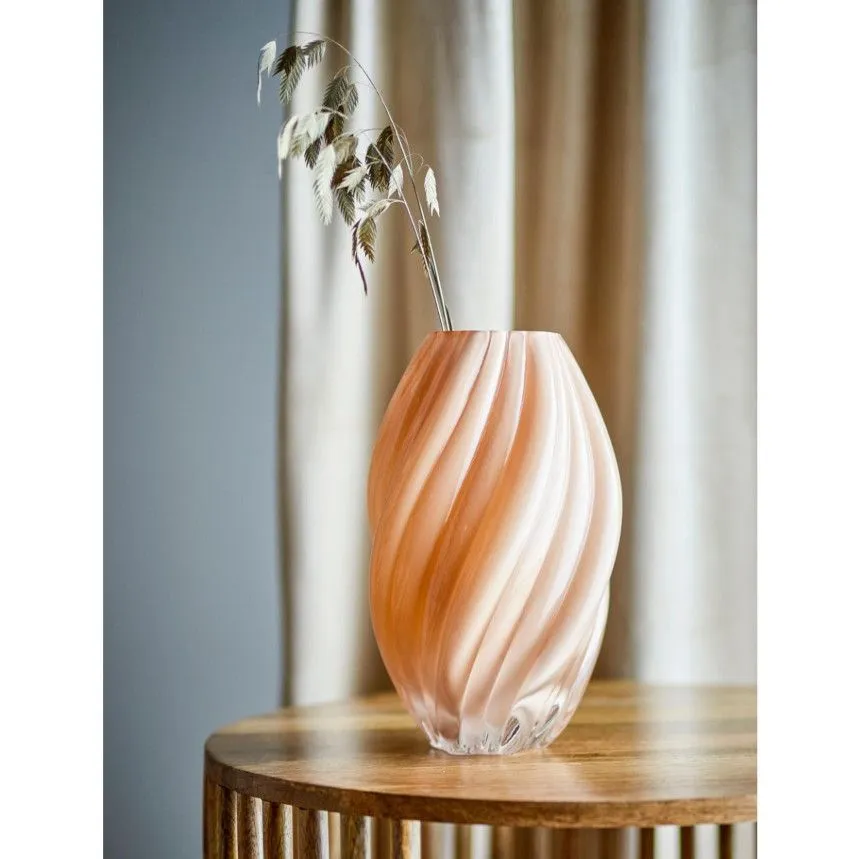 Bloomingville vaas Kanji H30 roosa