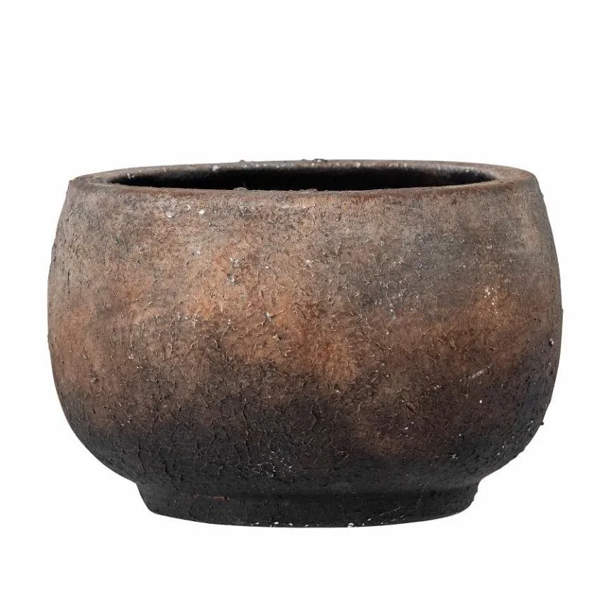 Bloomingville lillepott Thira H10.5 pruun