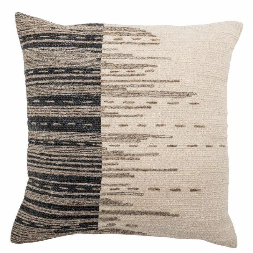 Bloomingville dekoratiivpadi Seaford 45x45 must/beež