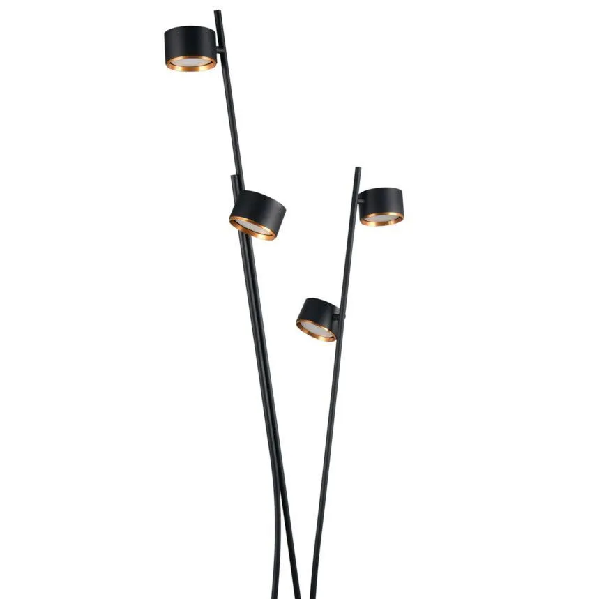 Select põrandavalgusti Coda must