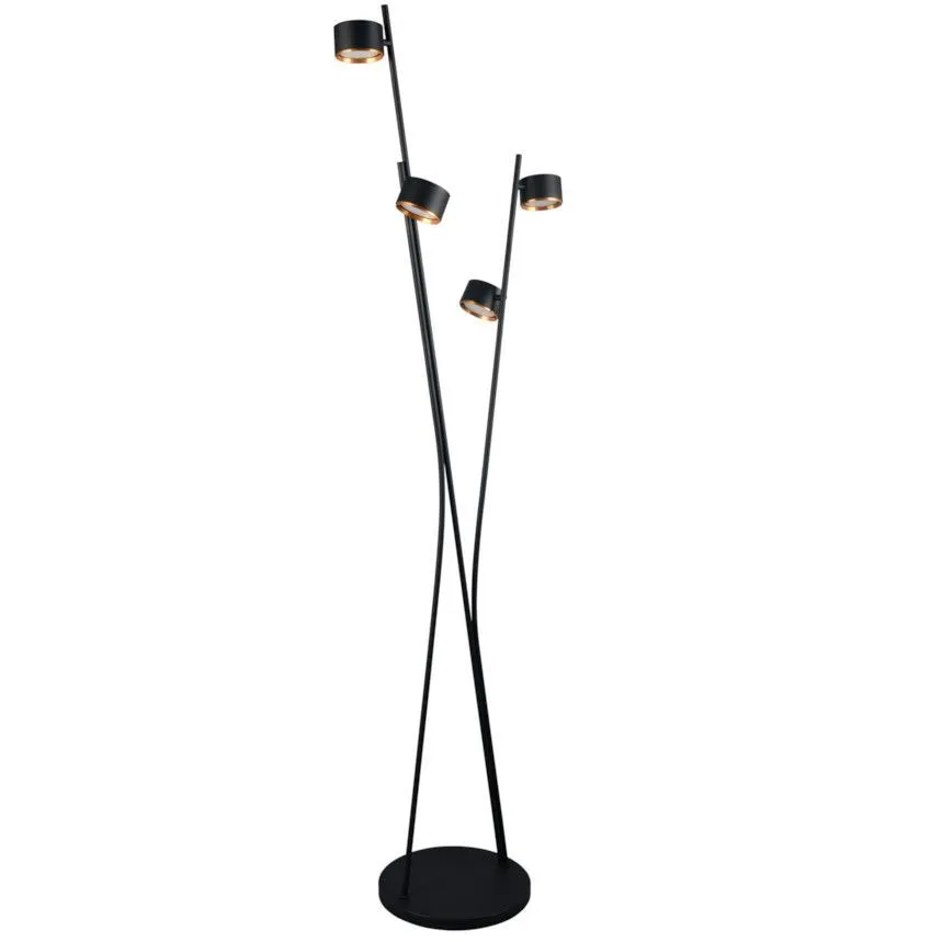 Select põrandavalgusti Coda must