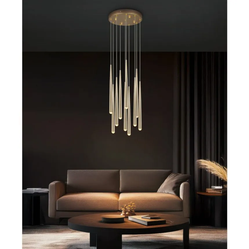 Select rippvalgusti Cala 10 kuldne