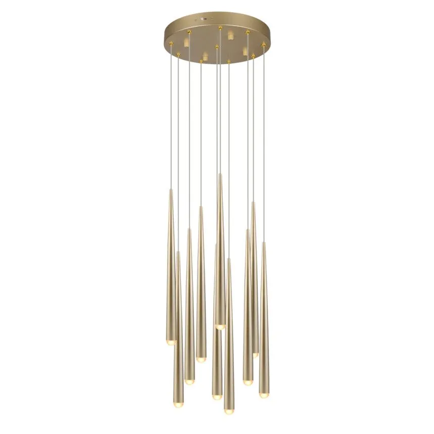 Select rippvalgusti Cala 10 kuldne