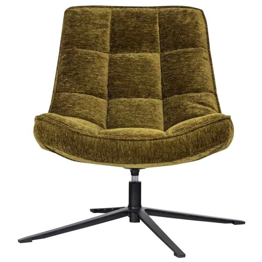 WOOOD pöörlev tugitool Maudi roheline