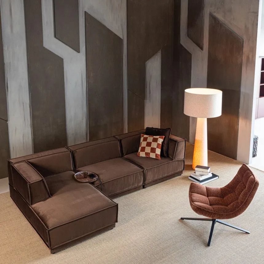 WOOOD pöörlev tugitool Maudi pruun