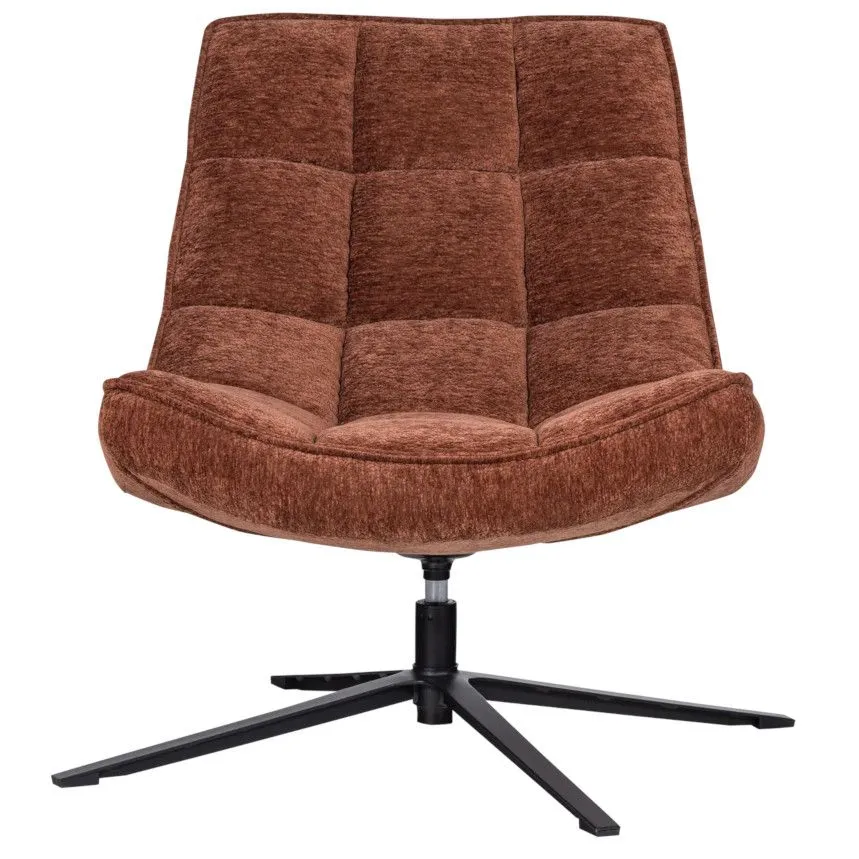 WOOOD pöörlev tugitool Maudi pruun