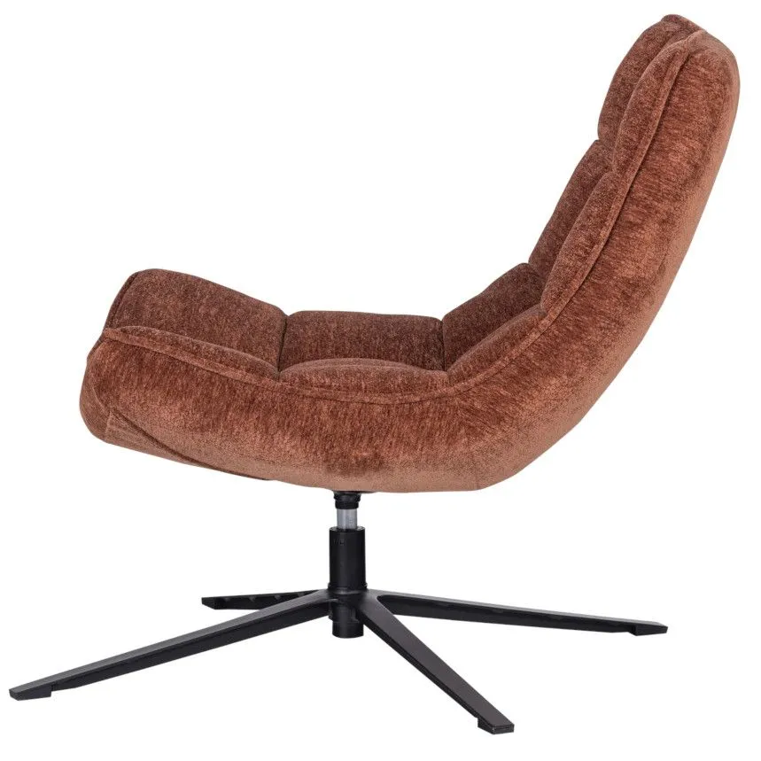 WOOOD pöörlev tugitool Maudi pruun