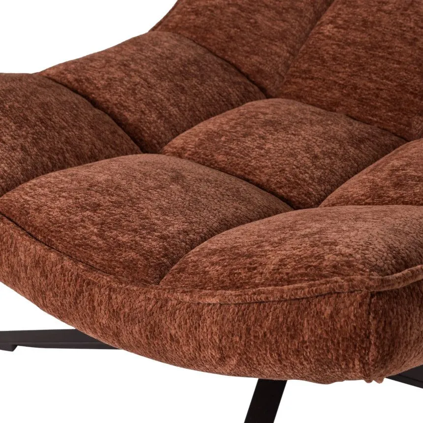 WOOOD pöörlev tugitool Maudi pruun