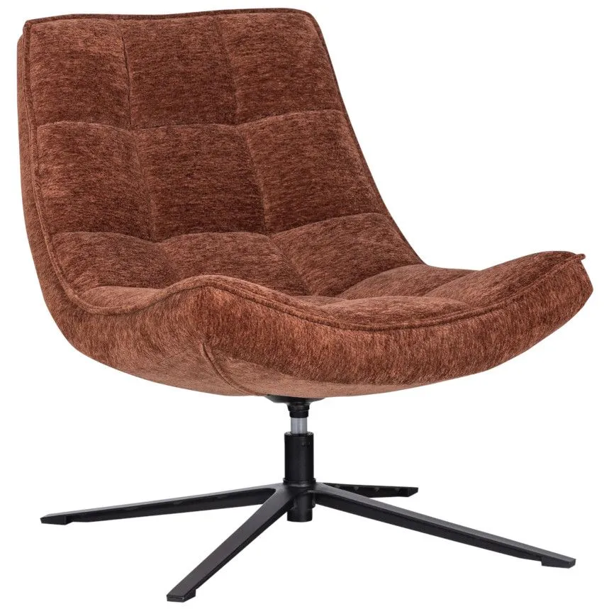 WOOOD pöörlev tugitool Maudi pruun