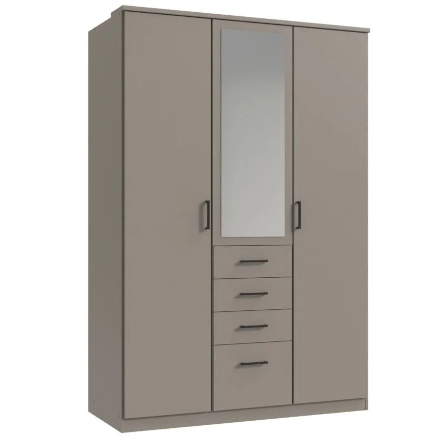 Riidekapp+peegel Cottbus 3u4s sahara