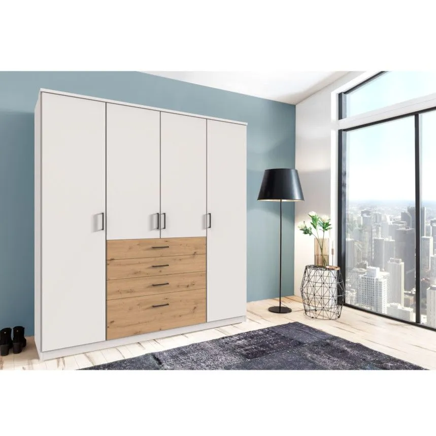 Riidekapp Cottbus 4u4s artisan/valge