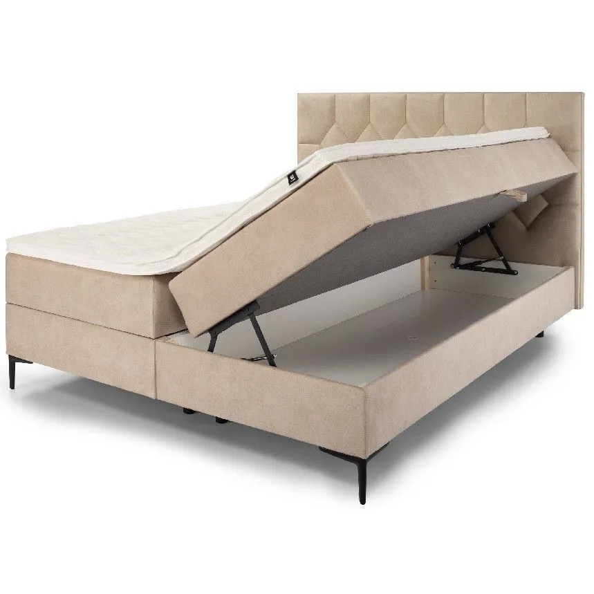 Kontinentaalvoodi KUU Säde 180x200 helebeež