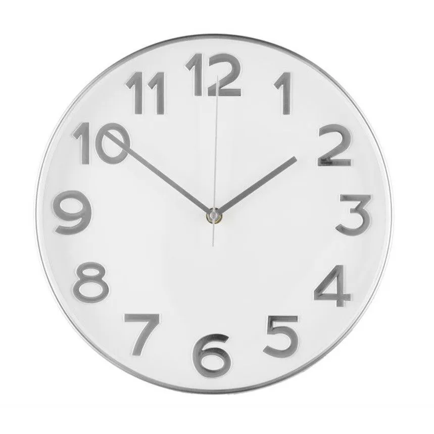 Seinakell Reims D30 valge/hõbedane