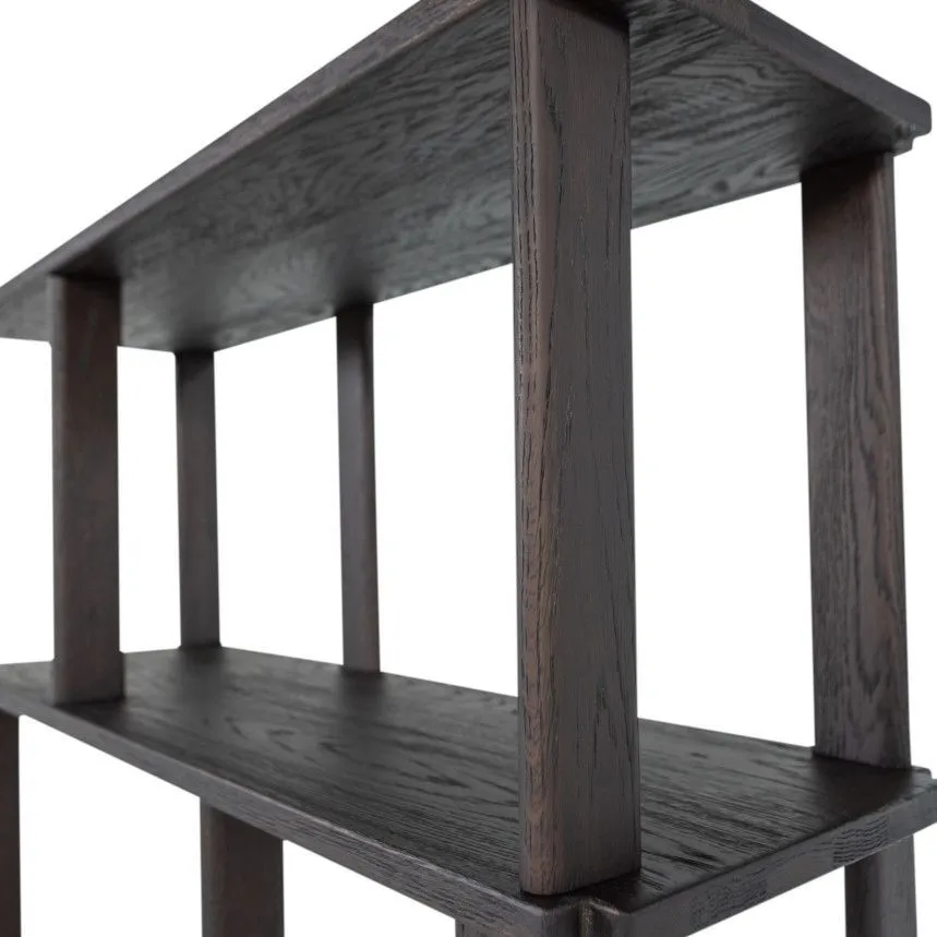 WOOOD raamaturiiul Riss pruun